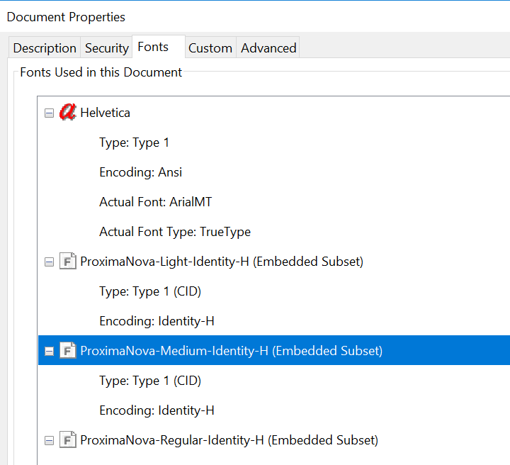 Solved "Cannot extract the embedded font" Some character... Adobe